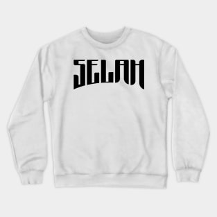 Selah Emblem Christian Shirt - Black Ink Crewneck Sweatshirt